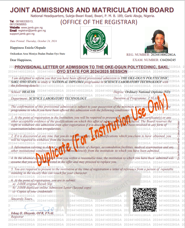 How to Print JAMB Admission Letter Online 2025 3 What is JAMB Admission Letter
